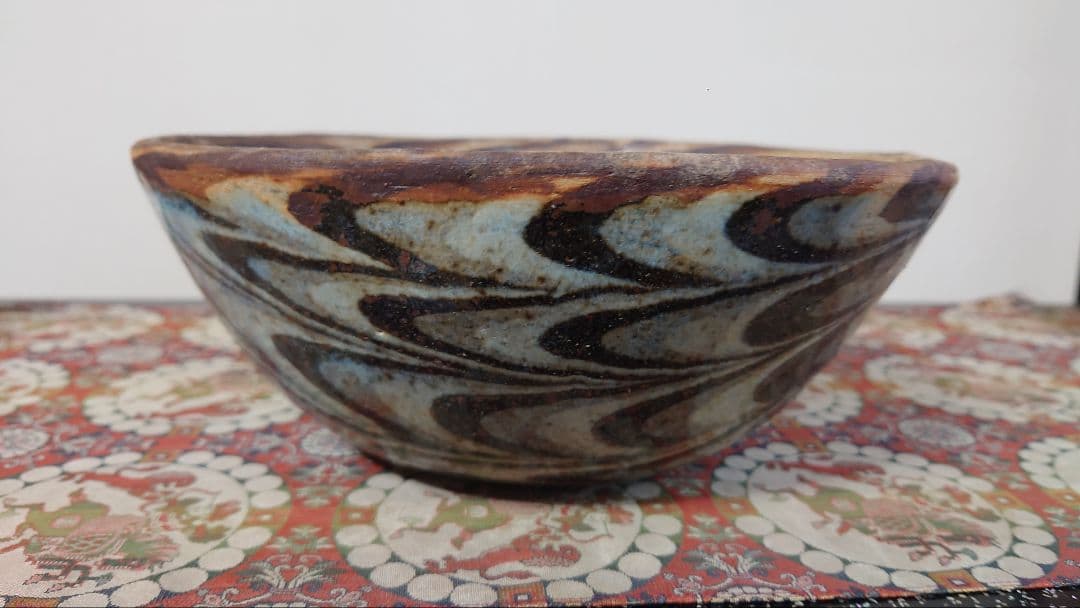 上田恒次作練込鉢