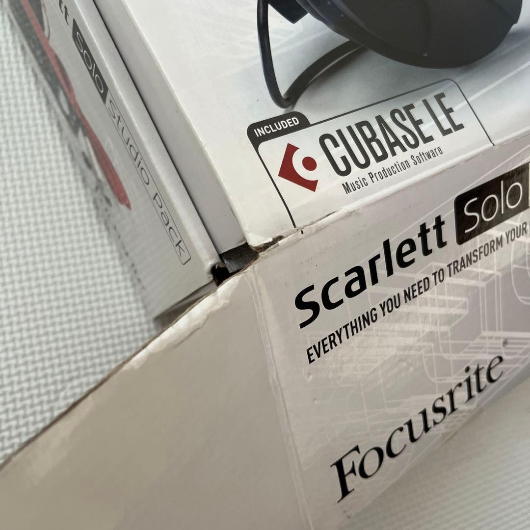配信機器・PA機器・レコーディング機器 Focusrite Scarlett Solo Studio Pack