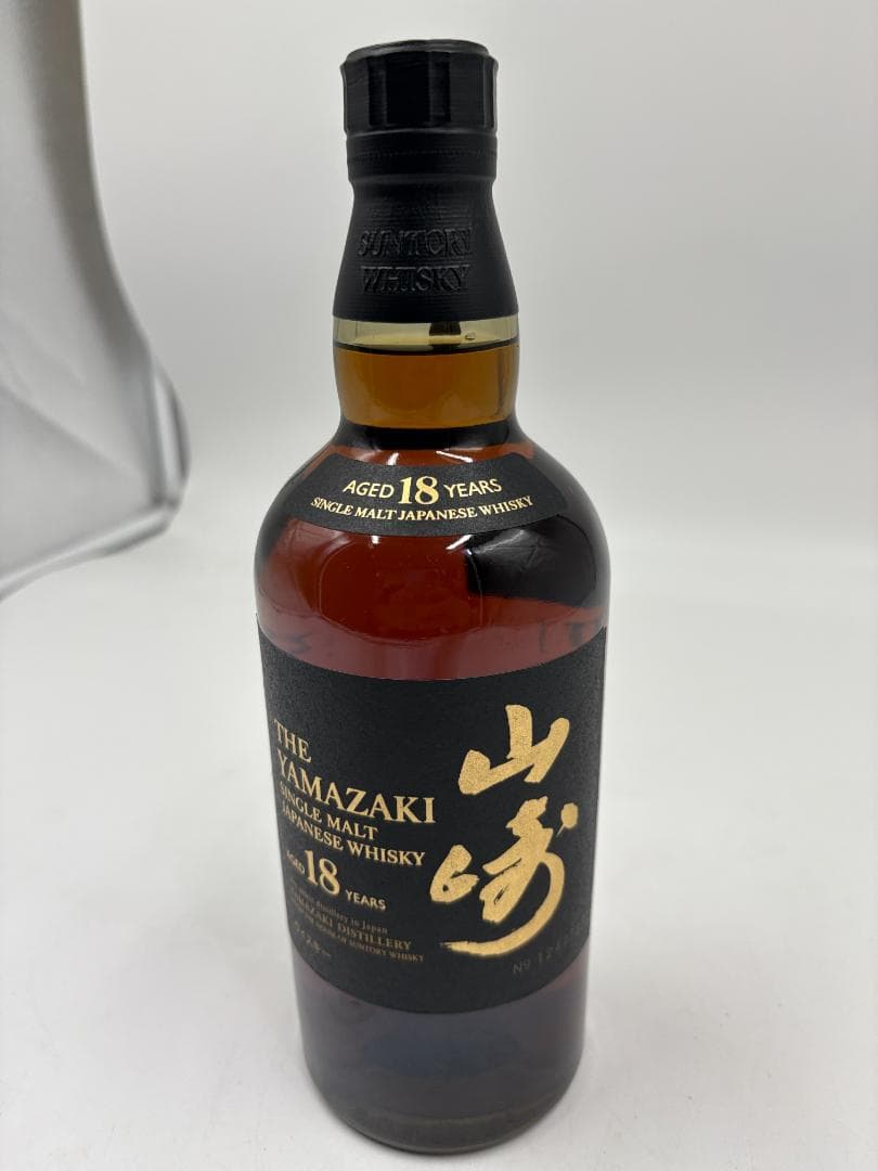 サントリー シングルモルトウイスキー 山崎18年 700ml 新品未開封