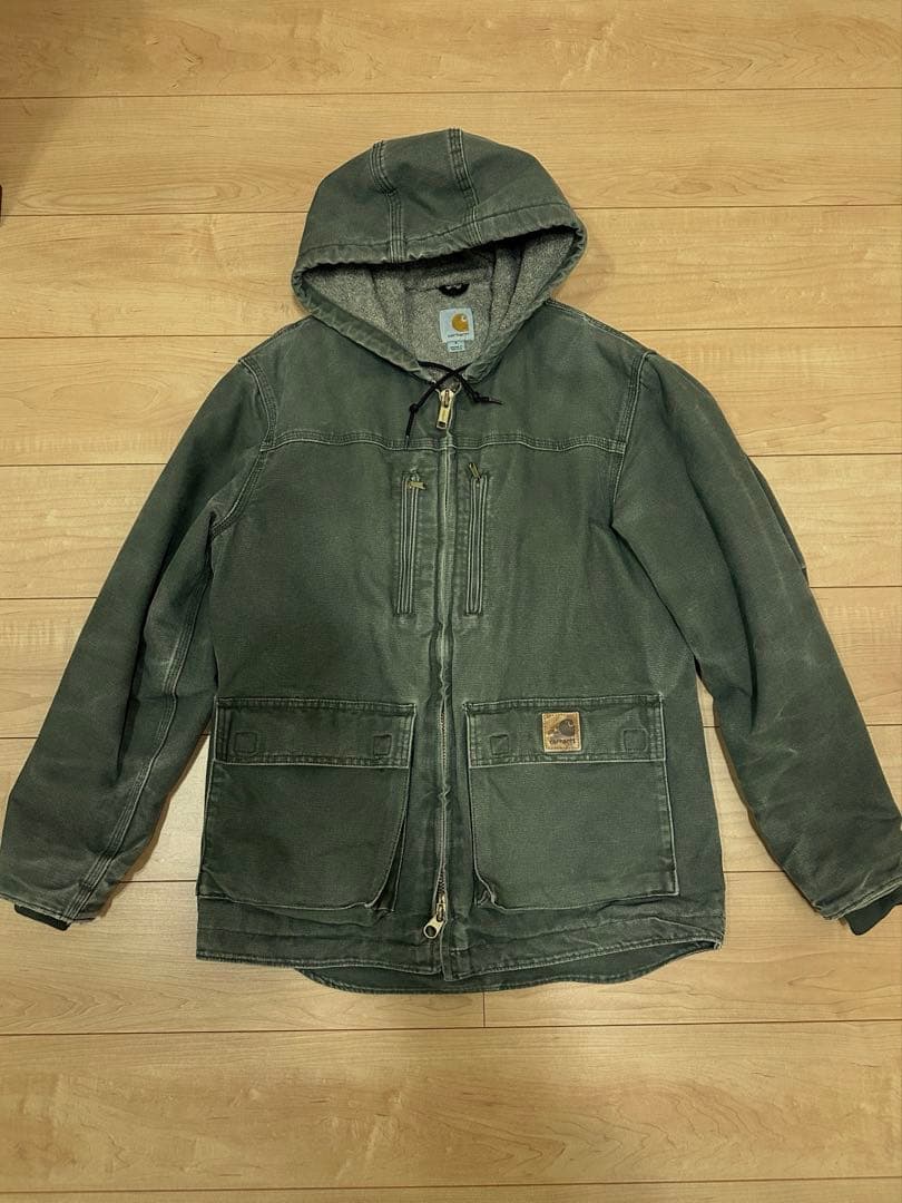 Carhartt カーハート 廃盤 ジャクソンコート モスグリーン S ダック