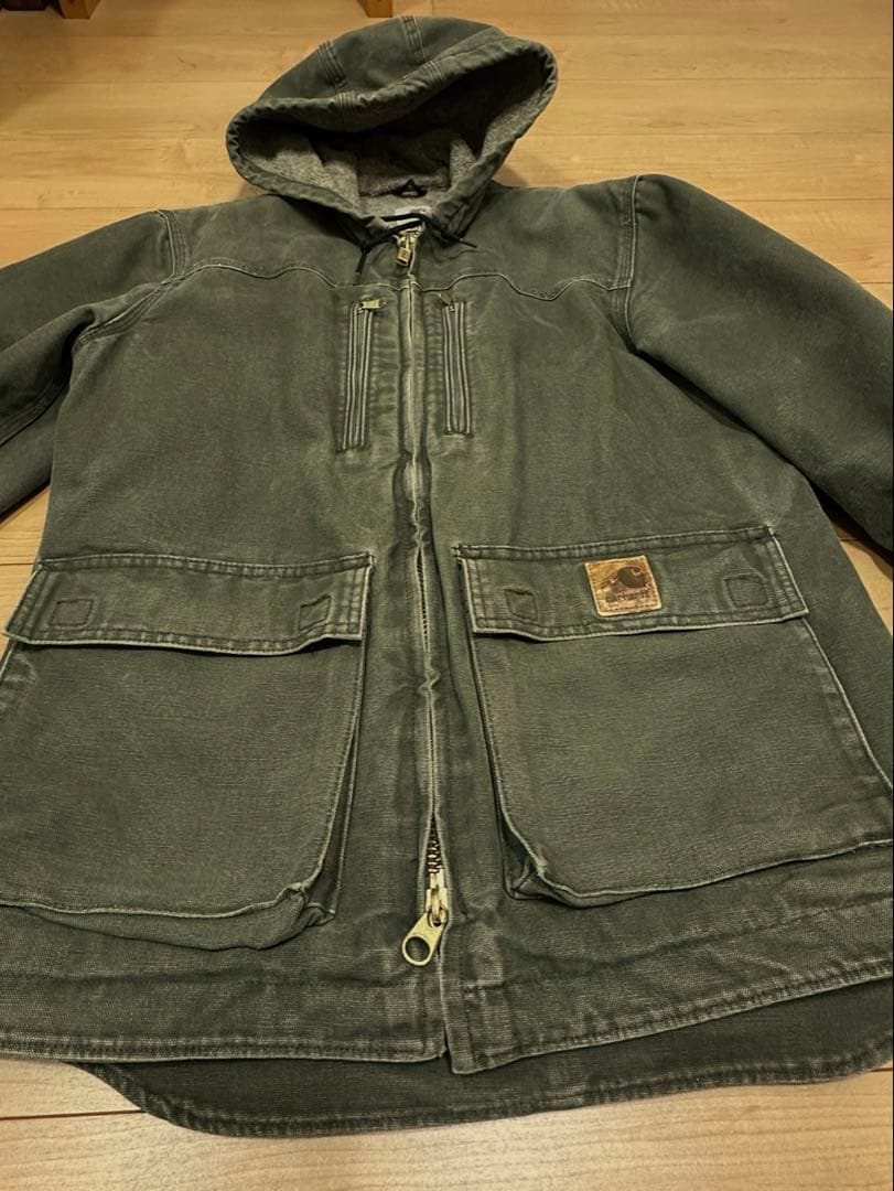 Carhartt カーハート 廃盤 ジャクソンコート モスグリーン S ダック