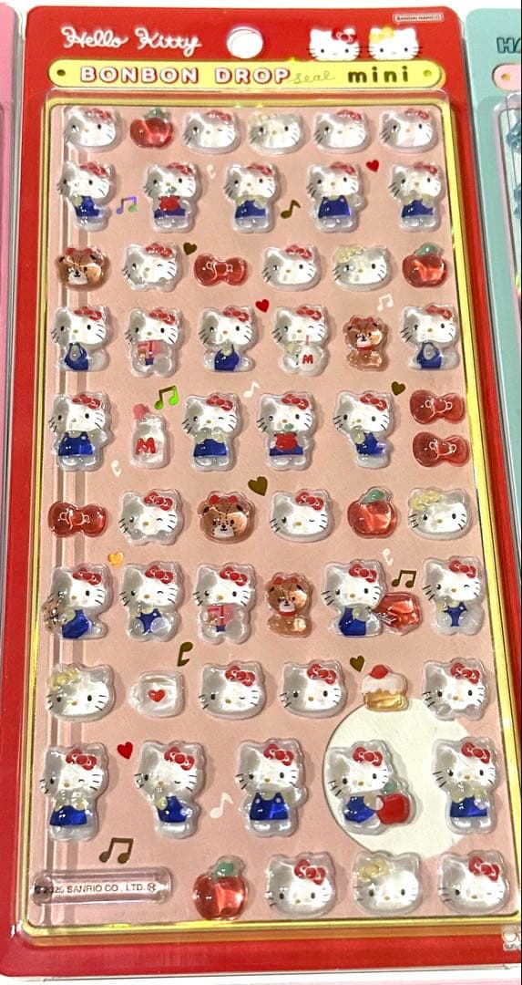 サンリオ　ミニボンボンドロップシール　6種
