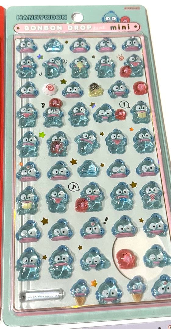 サンリオ　ミニボンボンドロップシール　6種