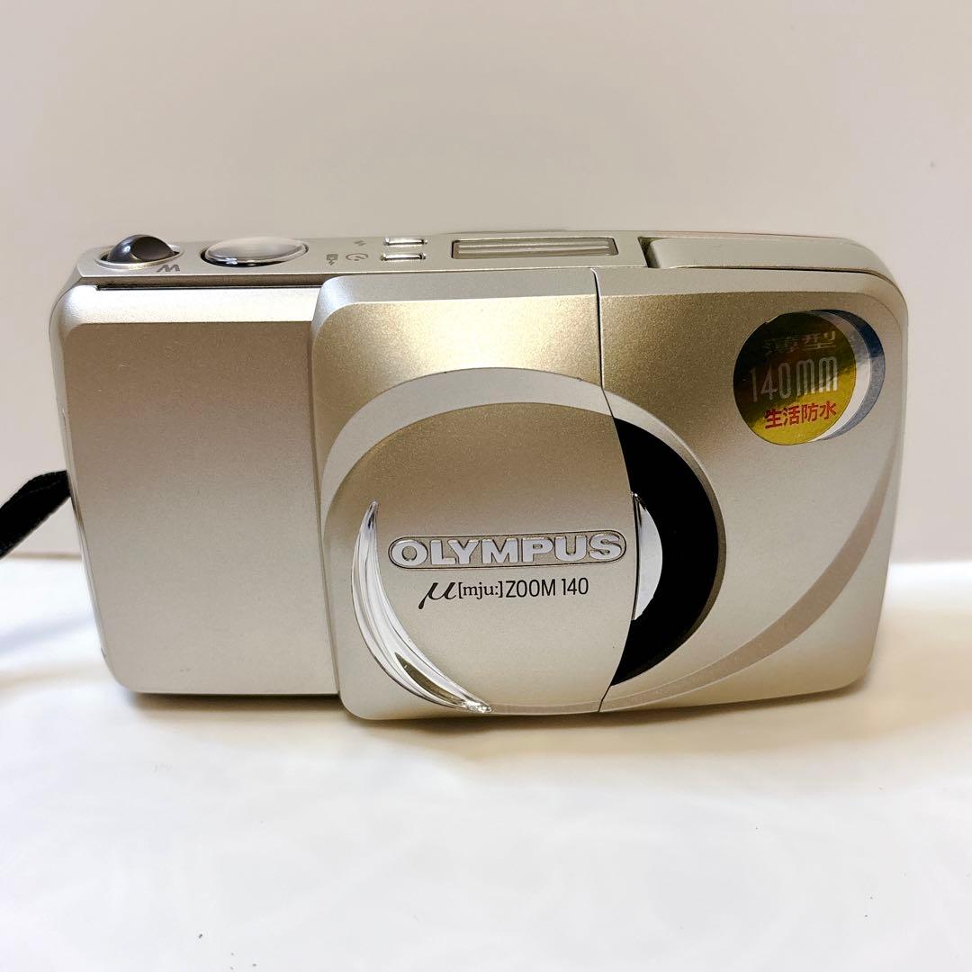 【美品 完動品】 OLYMPUS μ ZOOM 140 ケース リモコン 取説