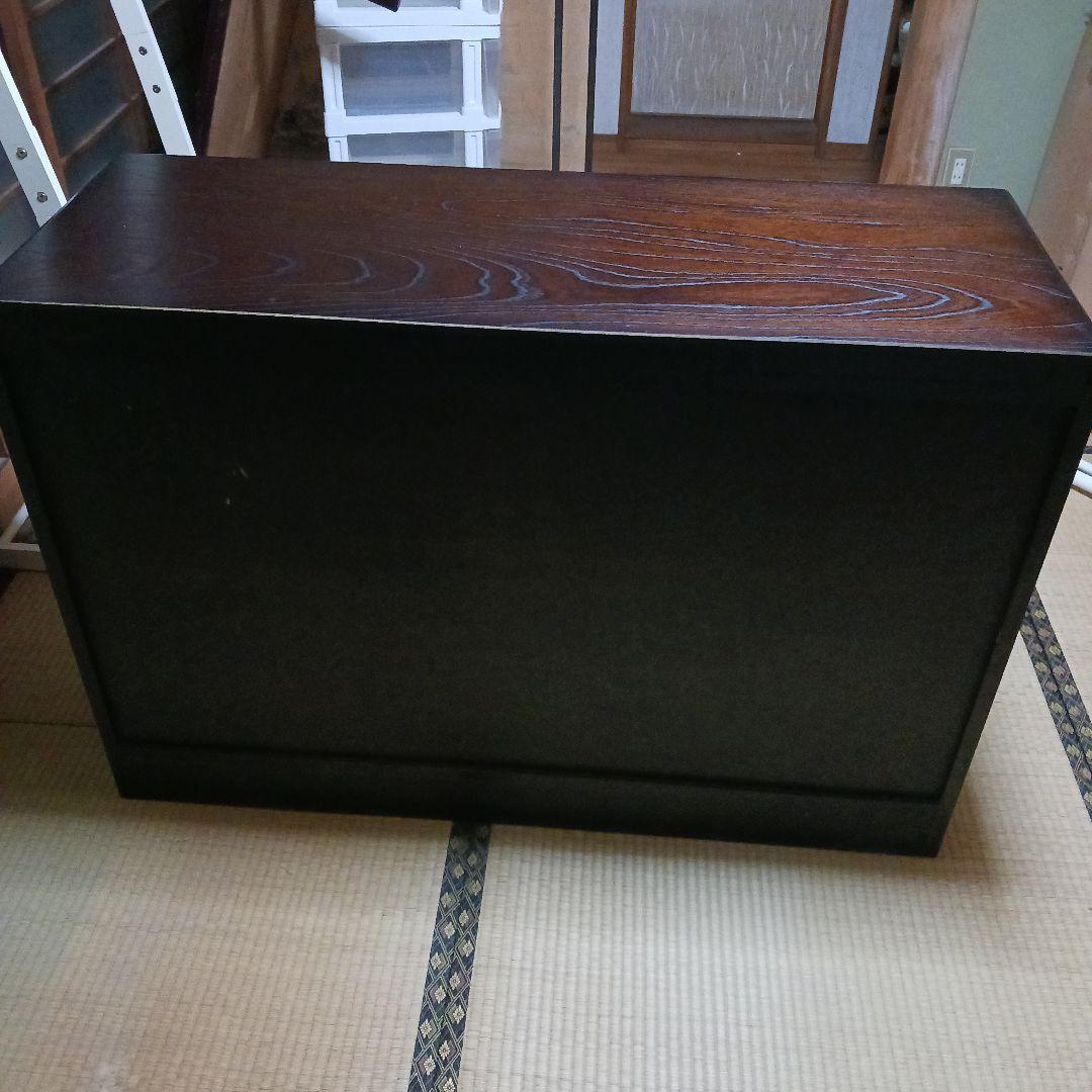 オ*ー様 ダークブラウン木製和風箪笥 5引き出し　整理箪笥