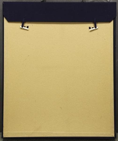 中島義行　タイトル「雪の朝」　F4号　油彩　画家のプレート付き豪華額装