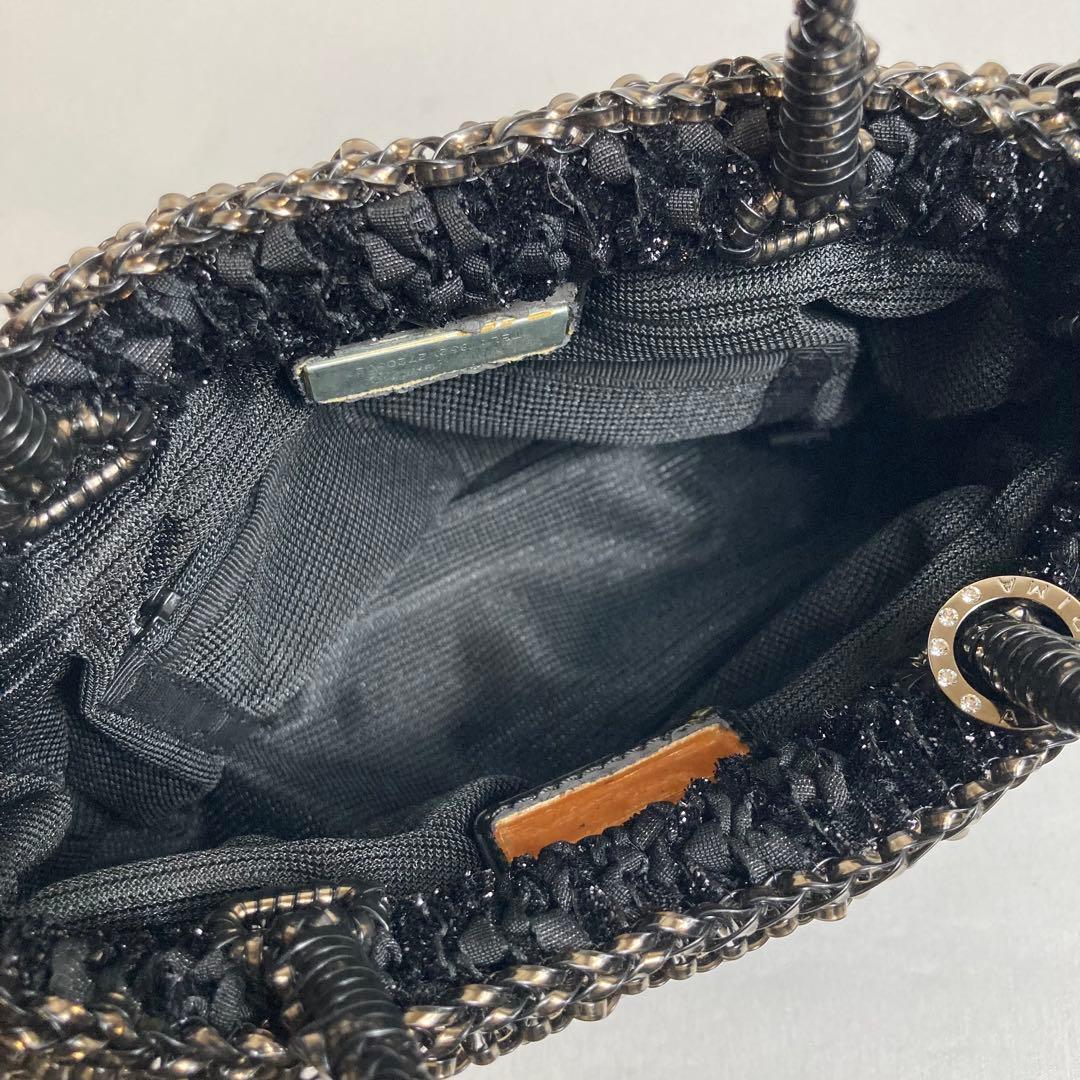 【美品】ANTEPRIMA グリッター ワイヤー　ミニショルダーバッグ4way