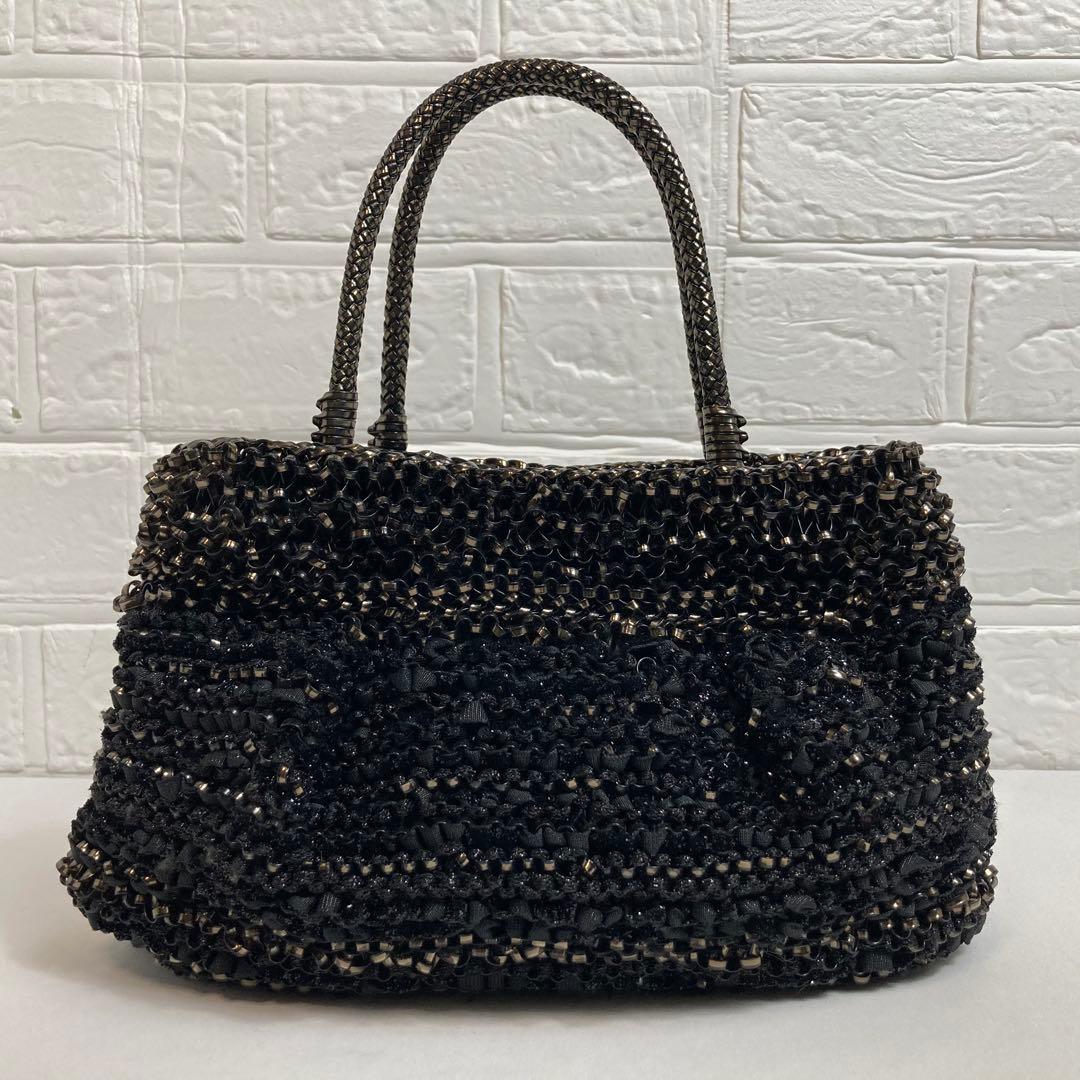 【美品】ANTEPRIMA グリッター ワイヤー　ミニショルダーバッグ4way