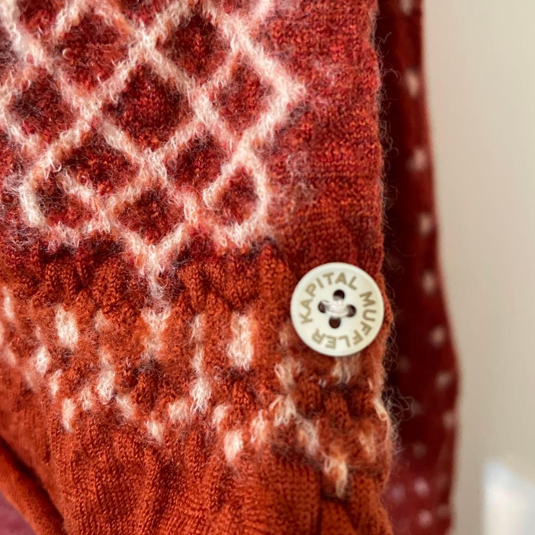 KAPITALキャピタル バンダナパッチワークマフラー