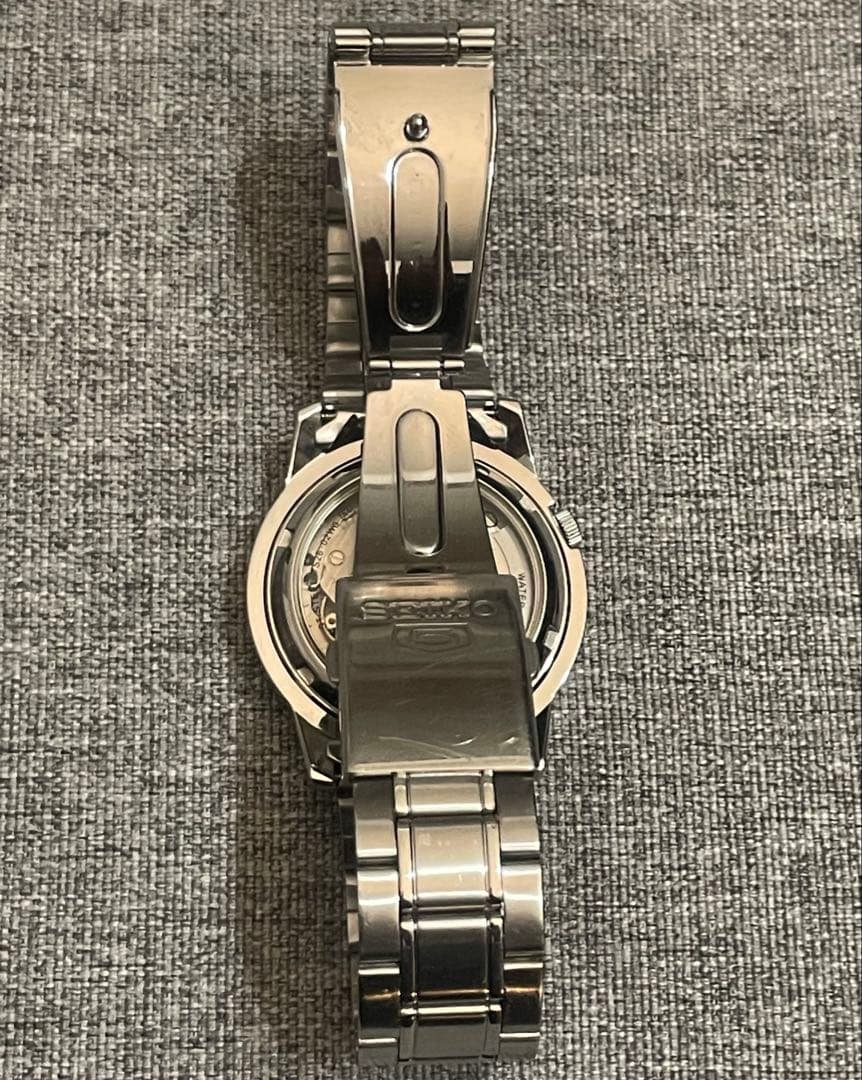 ニ*ン様 SEIKO 自動巻き腕時計 セイコー5 裏スケルトン 7S26-02W