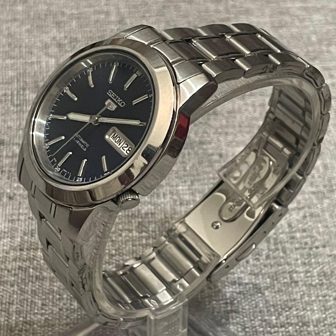 ニ*ン様 SEIKO 自動巻き腕時計 セイコー5 裏スケルトン 7S26-02W