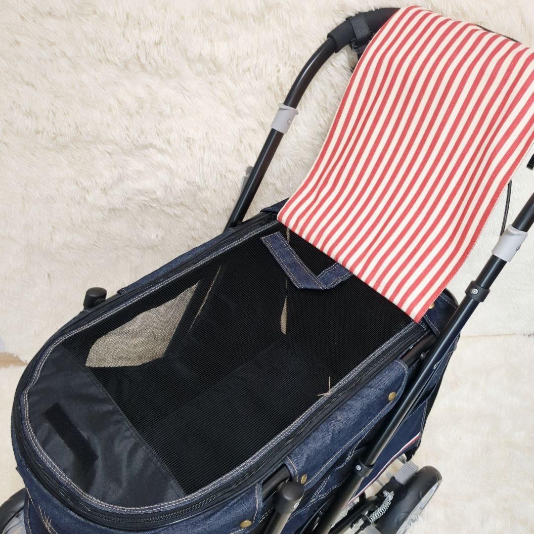 【美品】ボンビアルコン ペットバギー　DECA PROgRE　デニム