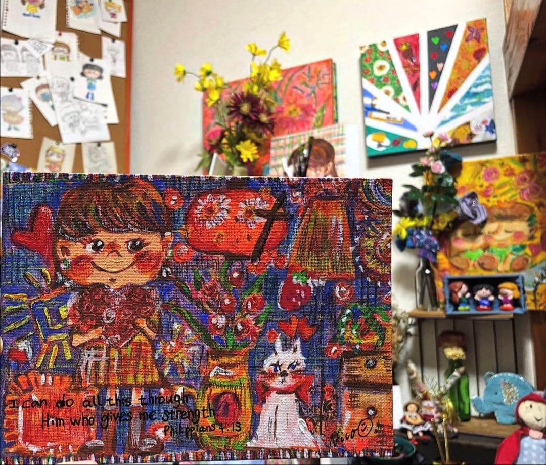 原画　アクリル画