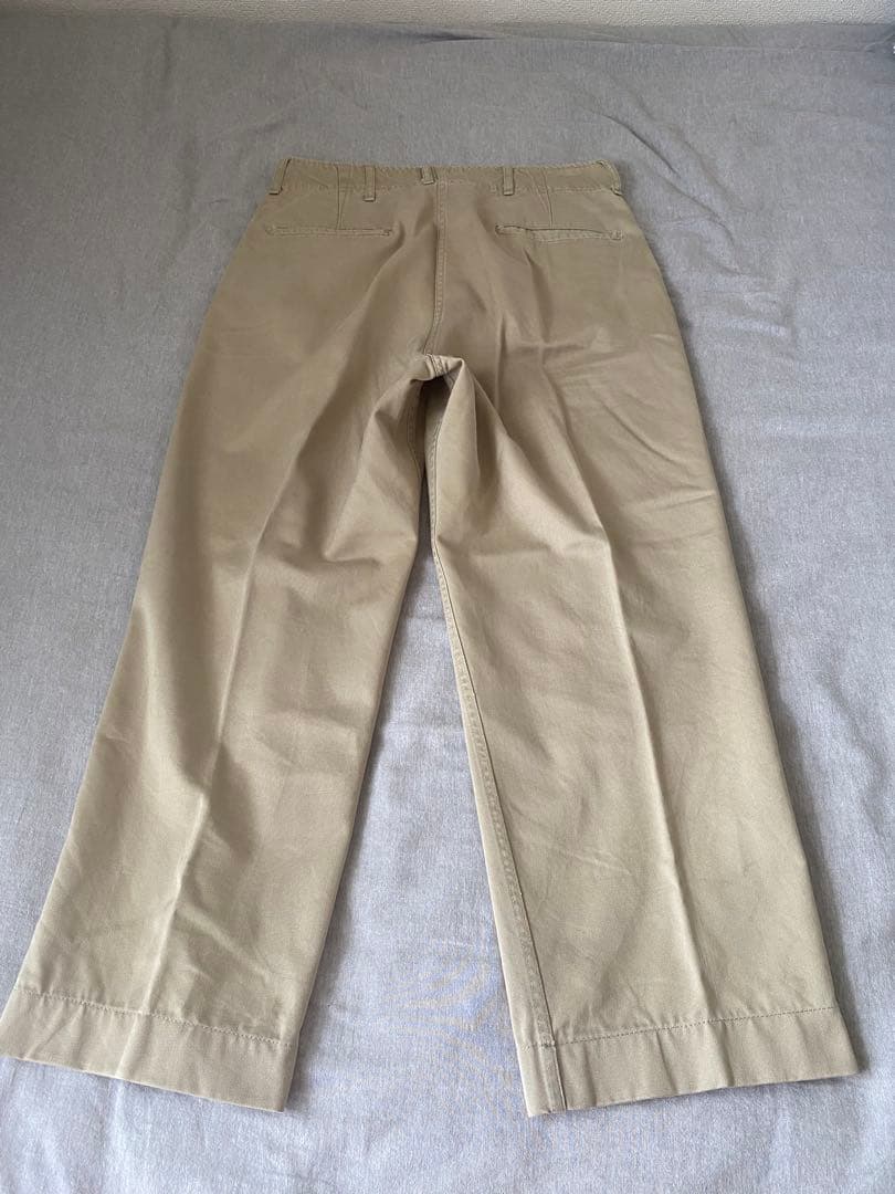 50s サイドダブルステッチ U.S ARMY M-45 カーキ チノパン