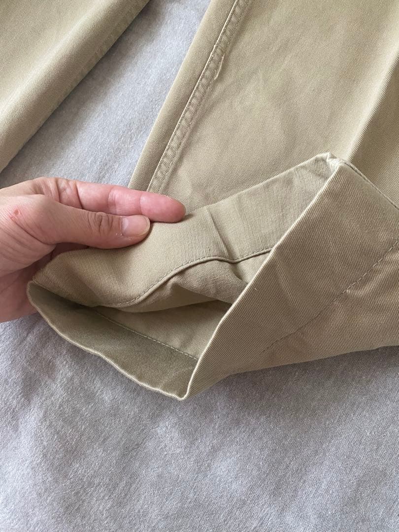 50s サイドダブルステッチ U.S ARMY M-45 カーキ チノパン