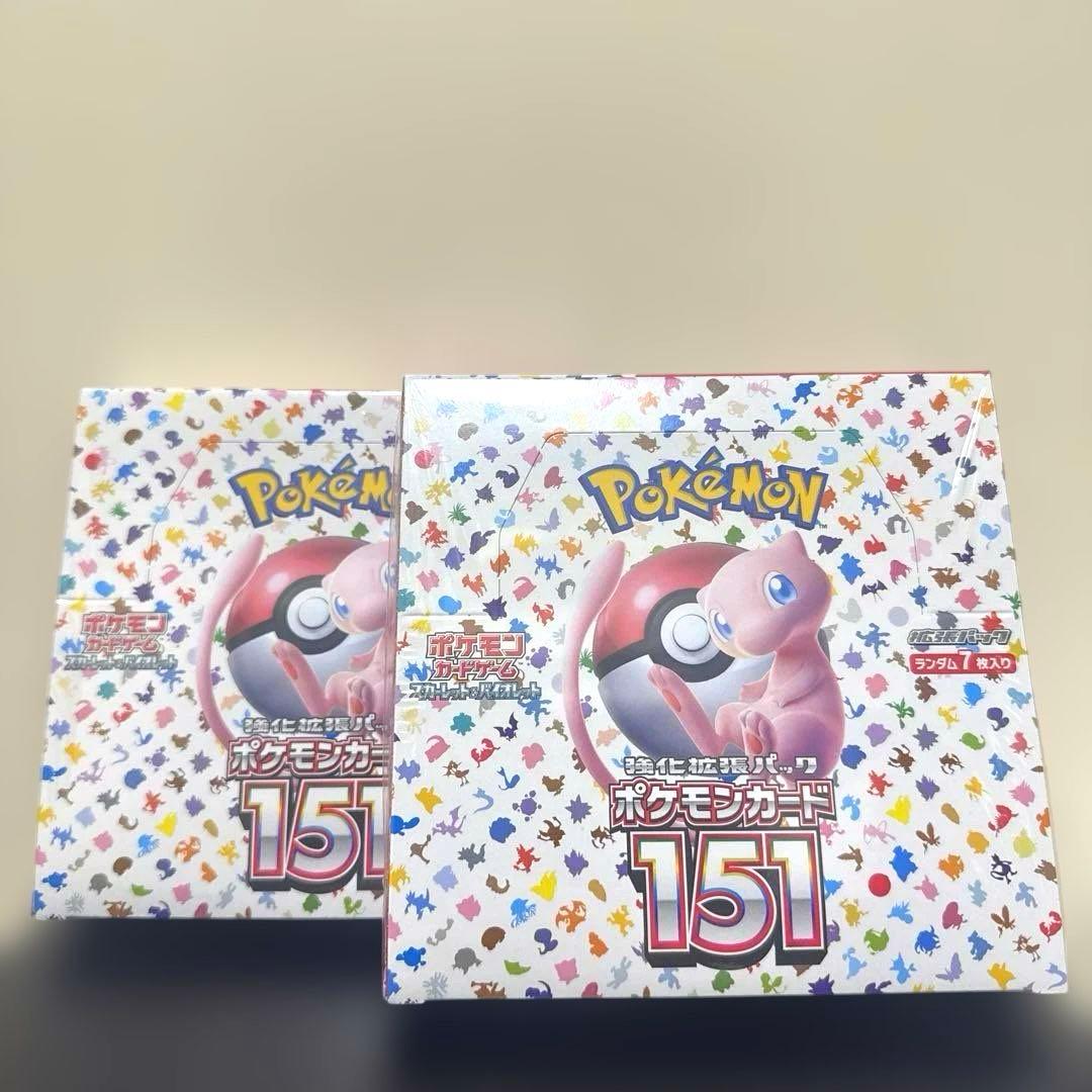 ポケモンカード 151 未開封 シュリンク付きBOX 2BOX