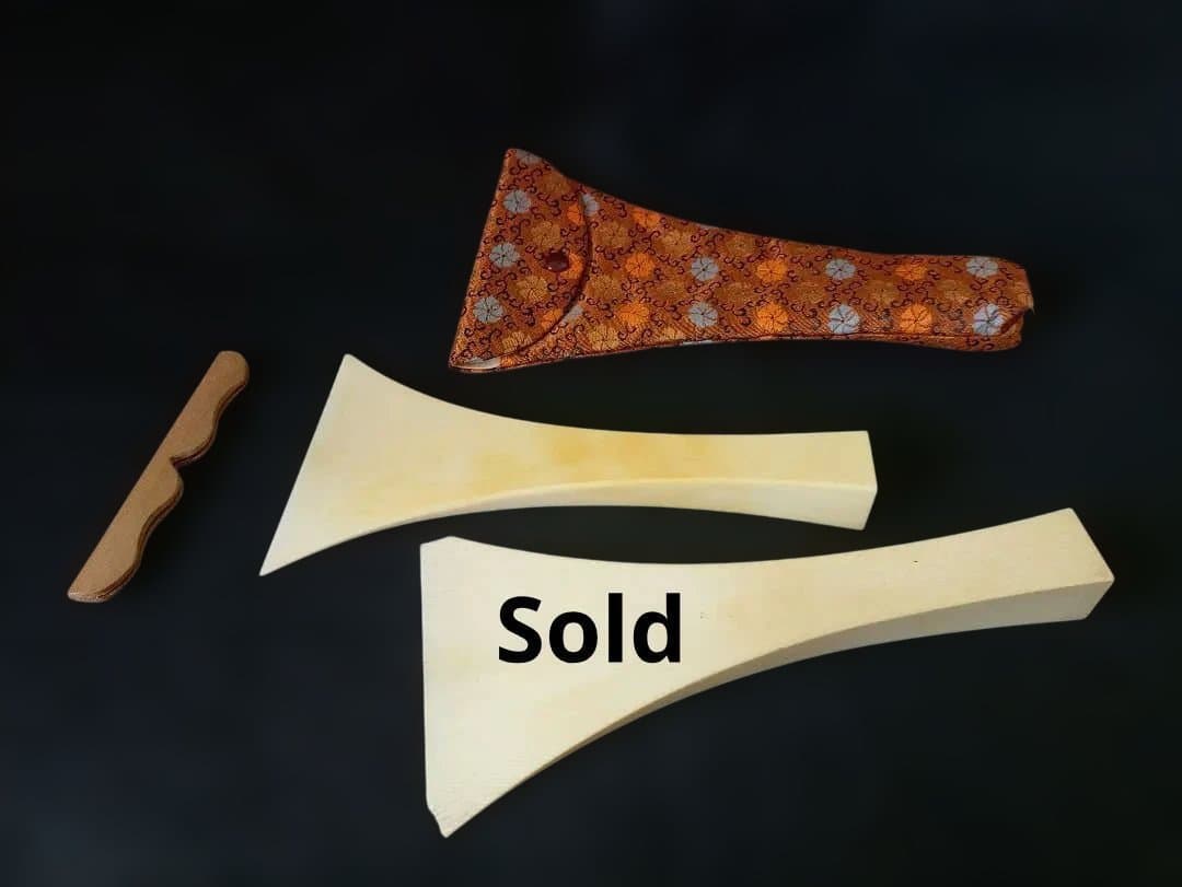 三味線バチ1本　天然素材