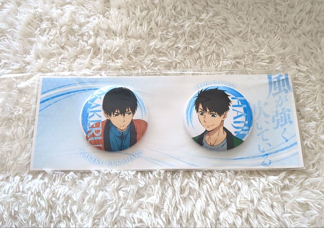 風が強く吹いている　蔵原走　清瀬灰二　缶バッジセット