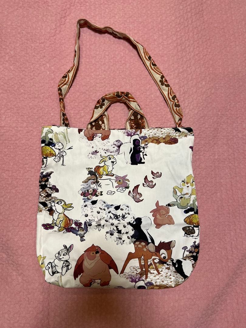 あちゃちゅむ×Disney バンビ　リバーシブル　バック