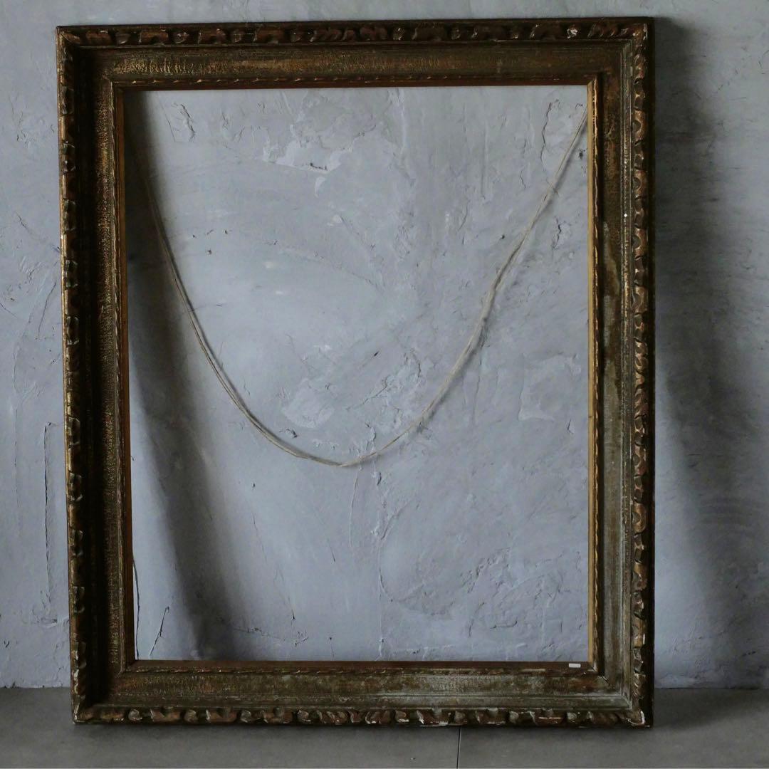 【引取限定】額　油彩　絵画　写真　展示　フレーム　古家具　古道具　アンティーク