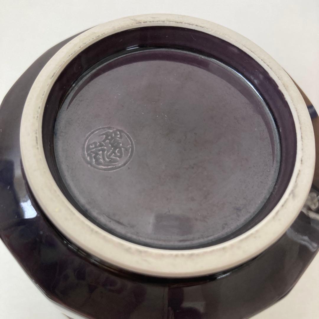 火入　紫交趾鱗鶴　翠嵐　共箱　共布