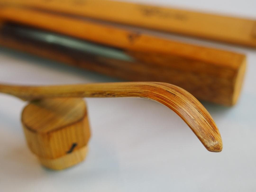 大徳寺503世管長 瑞巌宗碩自作『竹茶杓』銘：袖の露（共箱・共筒）鵬雲斎得度の師