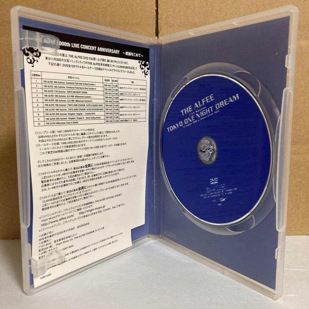 ミュージック THE ALFEE TOKYO ONE NIGHT DREAM 1998