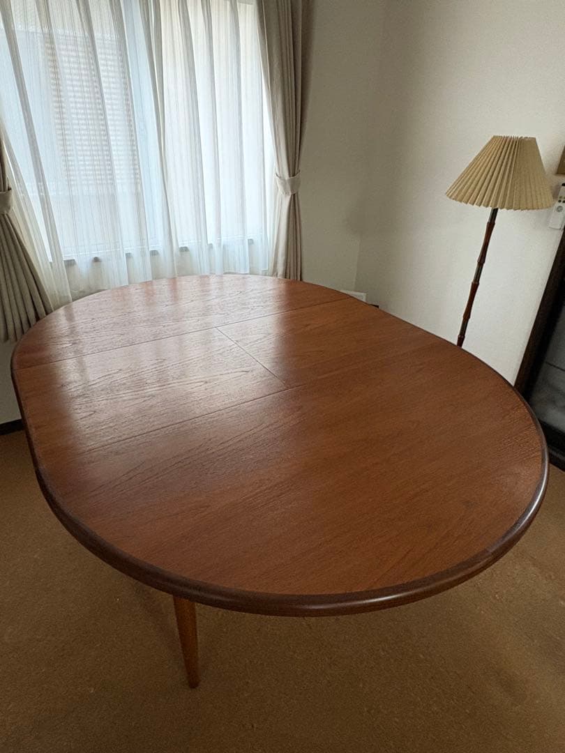 英国家具 G-PLANジープラン フレスコ　ラウンドエクステンションテーブル