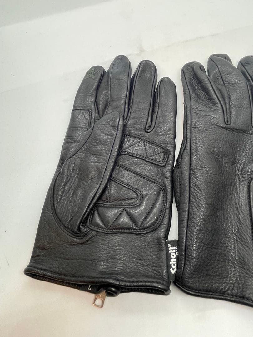 Schott/ショット/ZIP LEATHER GLOVE/ジップレザーグローブ