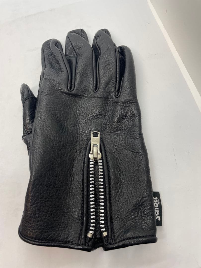 Schott/ショット/ZIP LEATHER GLOVE/ジップレザーグローブ