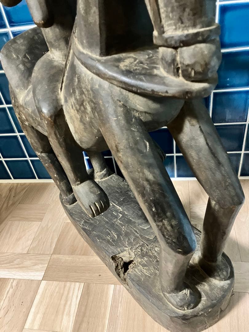 マリ　ドゴン族　木製オブジェ馬