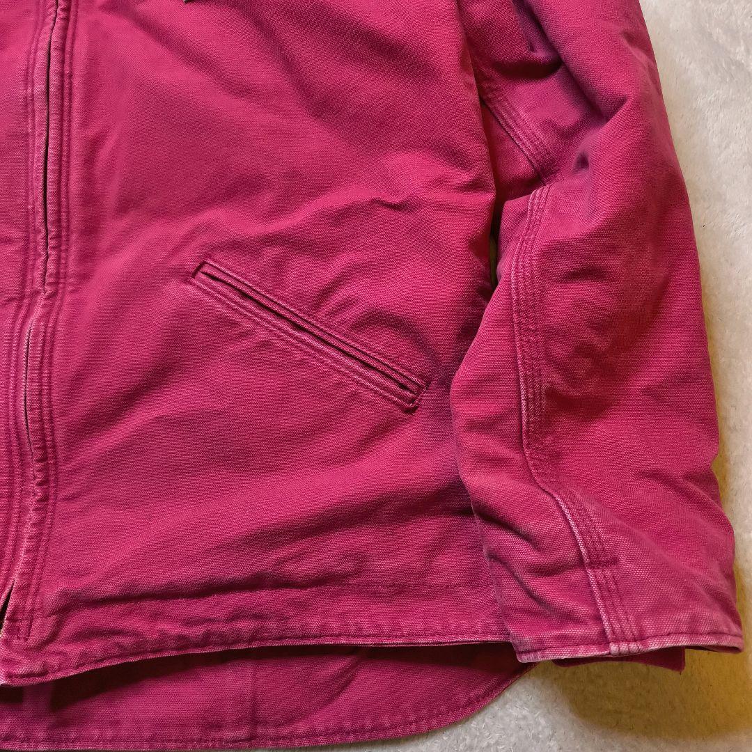 Carhartt シエラジャケット ピンク 裏ボア アクションプリーツ L