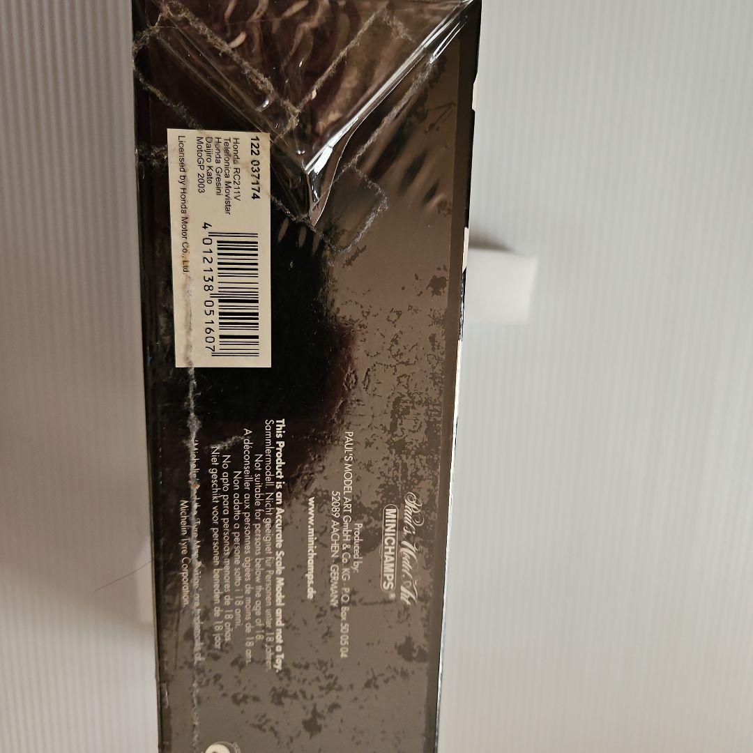 入手難❕未使用 1/12 MINICHAMPS 2003 HONDA