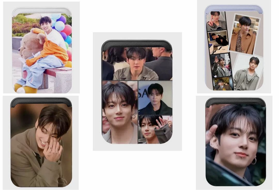 BTS Jungkook アルバムキーホルダー・両面ハートキーリング