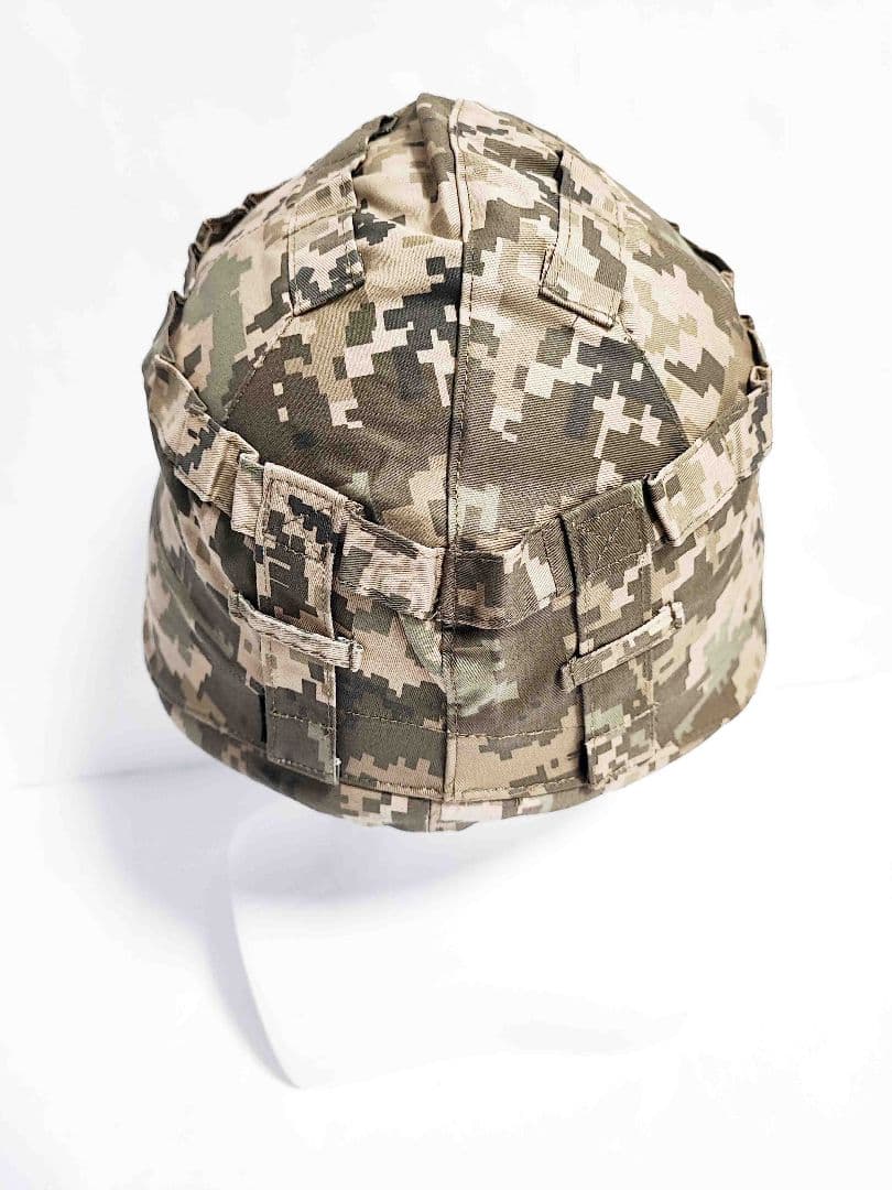 軍 ヘルメット MM14迷彩 ヘルメットカバー スチール製 新品未使用