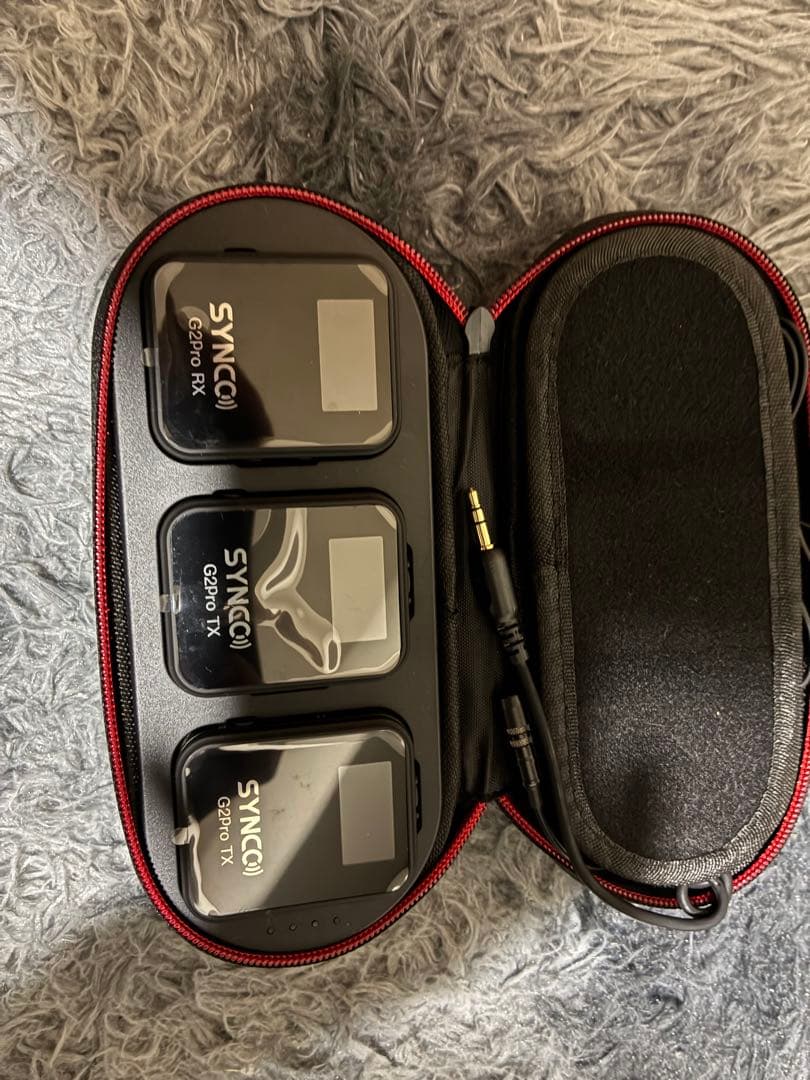 美品　SYNCOD G2A PRO ワイヤレスマイク 充電ケース付き