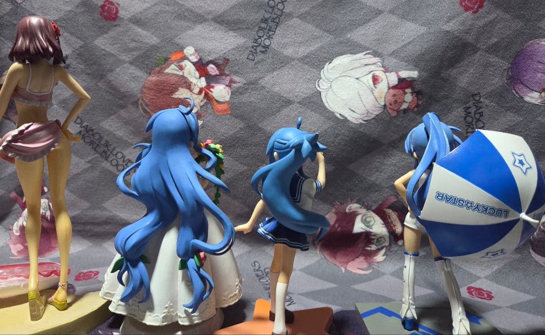 らき☆すた　コードギアス　フィギュア4点セット