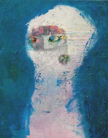 油絵 菅家令子 絵 絵画 インテリア 額付(黒) F6-080215 人物 女性