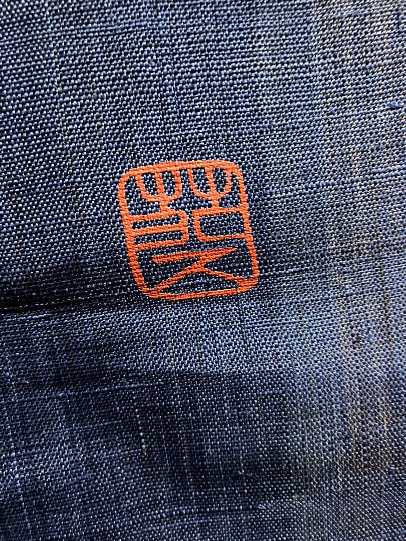 京都くろちく【新品】高級筒描麻暖簾「金魚紋」日本製♪150センチ♪29,700円