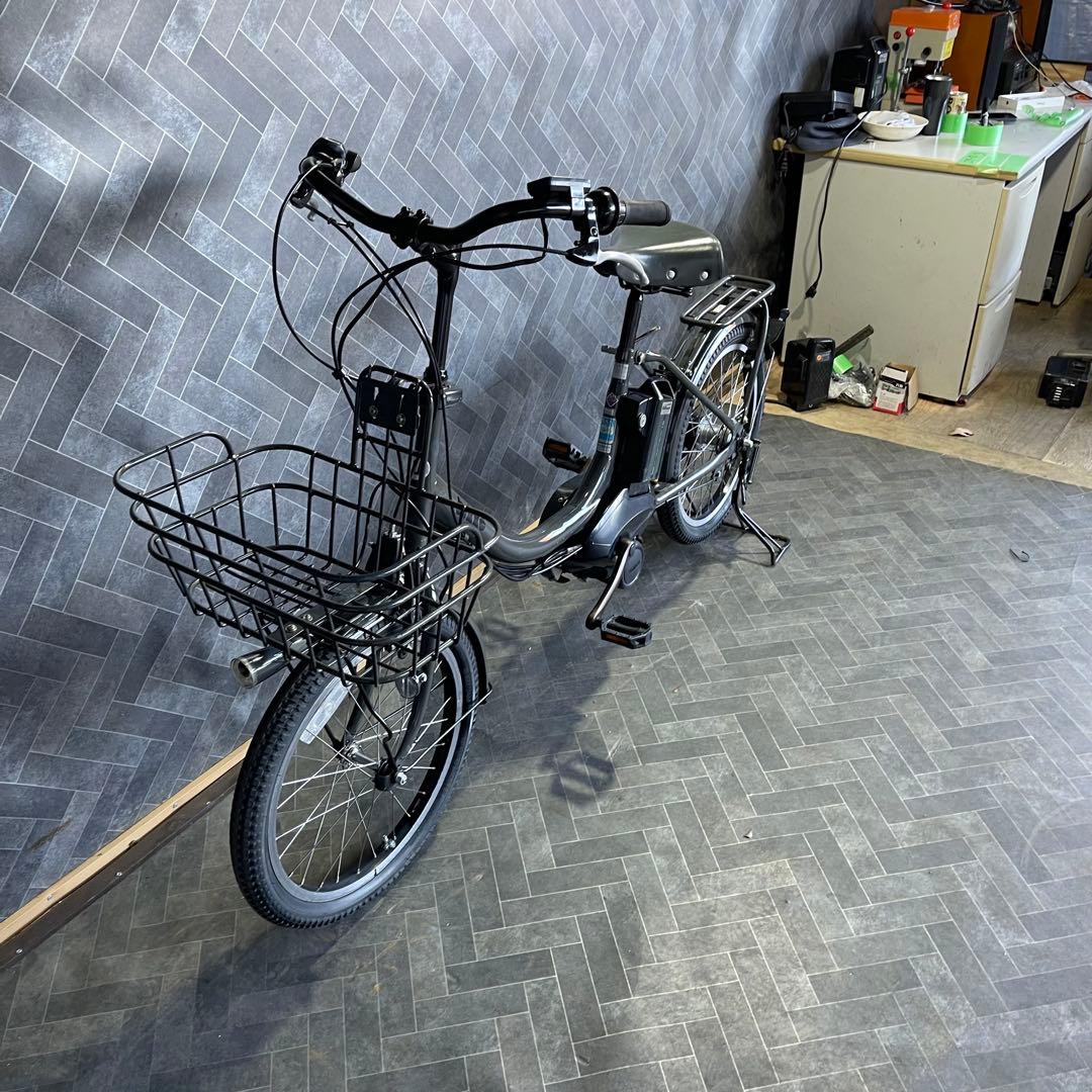 電動アシスト自転車 ブラック チャイルドシート付き