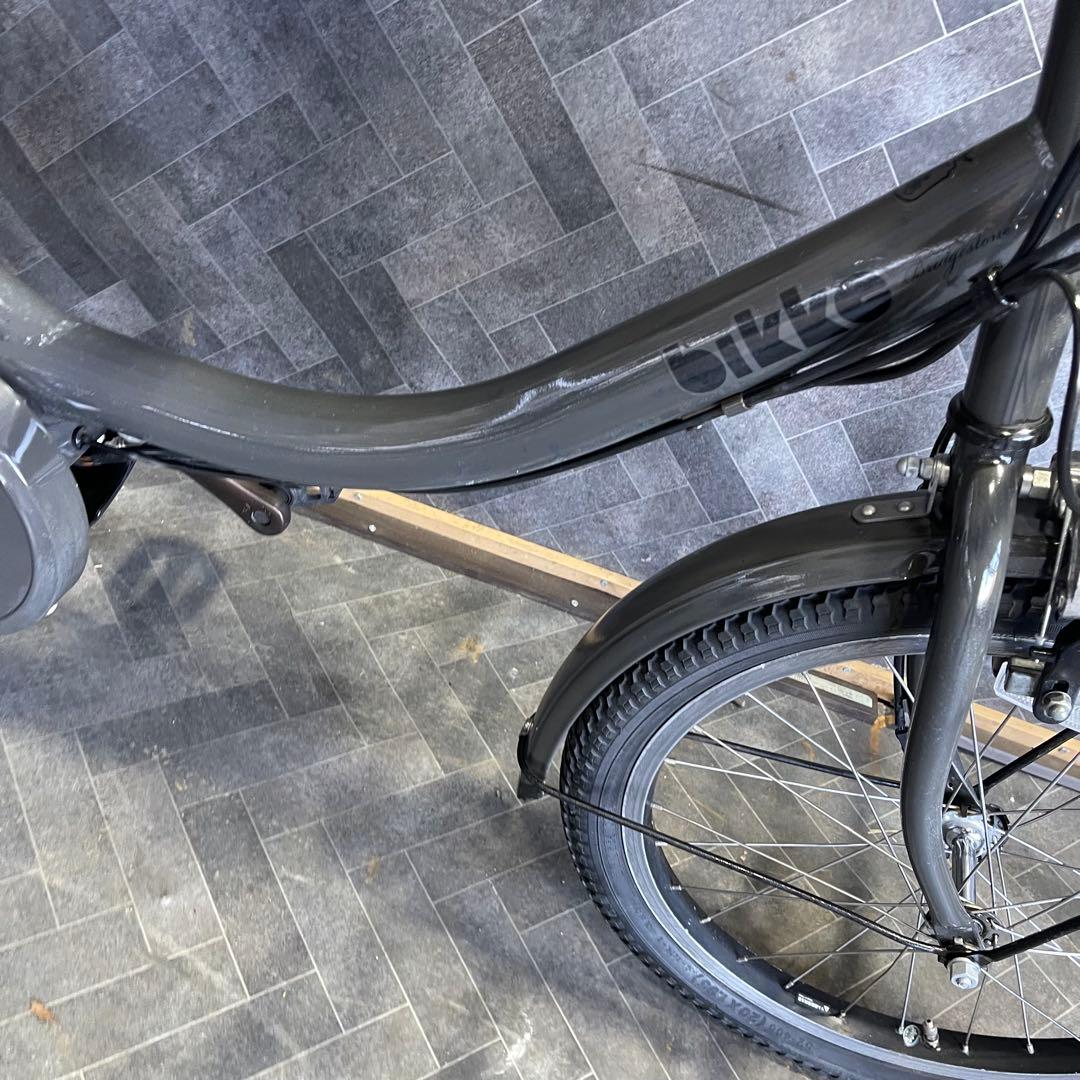 電動アシスト自転車 ブラック チャイルドシート付き