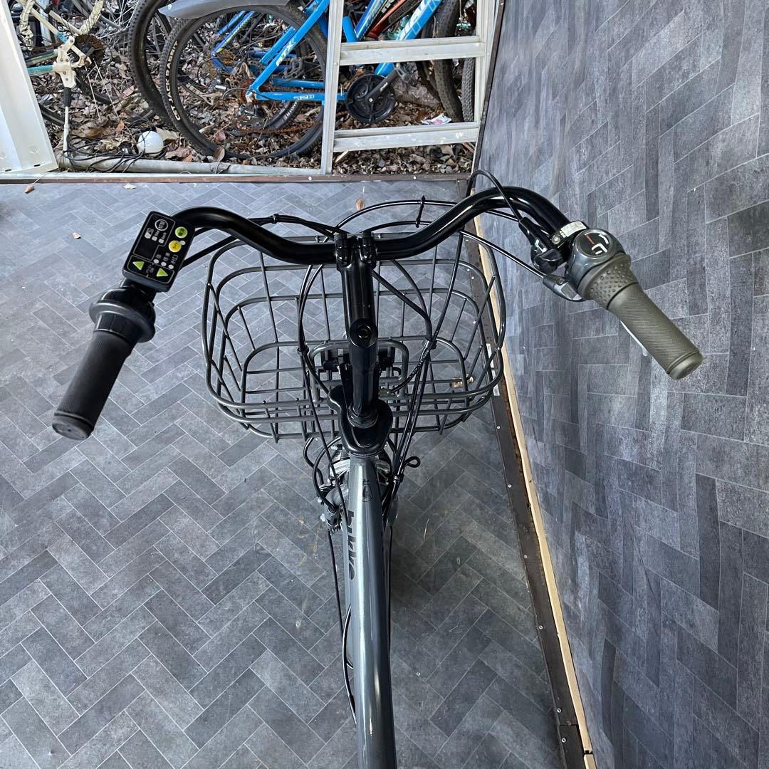 電動アシスト自転車 ブラック チャイルドシート付き