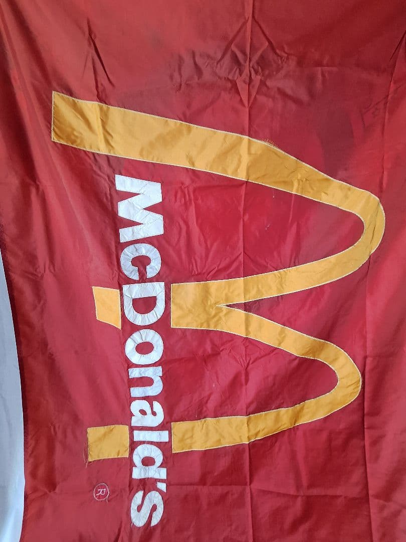 レア 70's～ マクドナルド ヴィンテージ バナー 広告 店舗 ショップ 販促