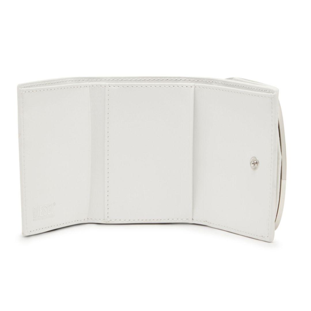 【新品】DIESEL ディーゼル 牛革 三つ折り財布 ウォレット 白