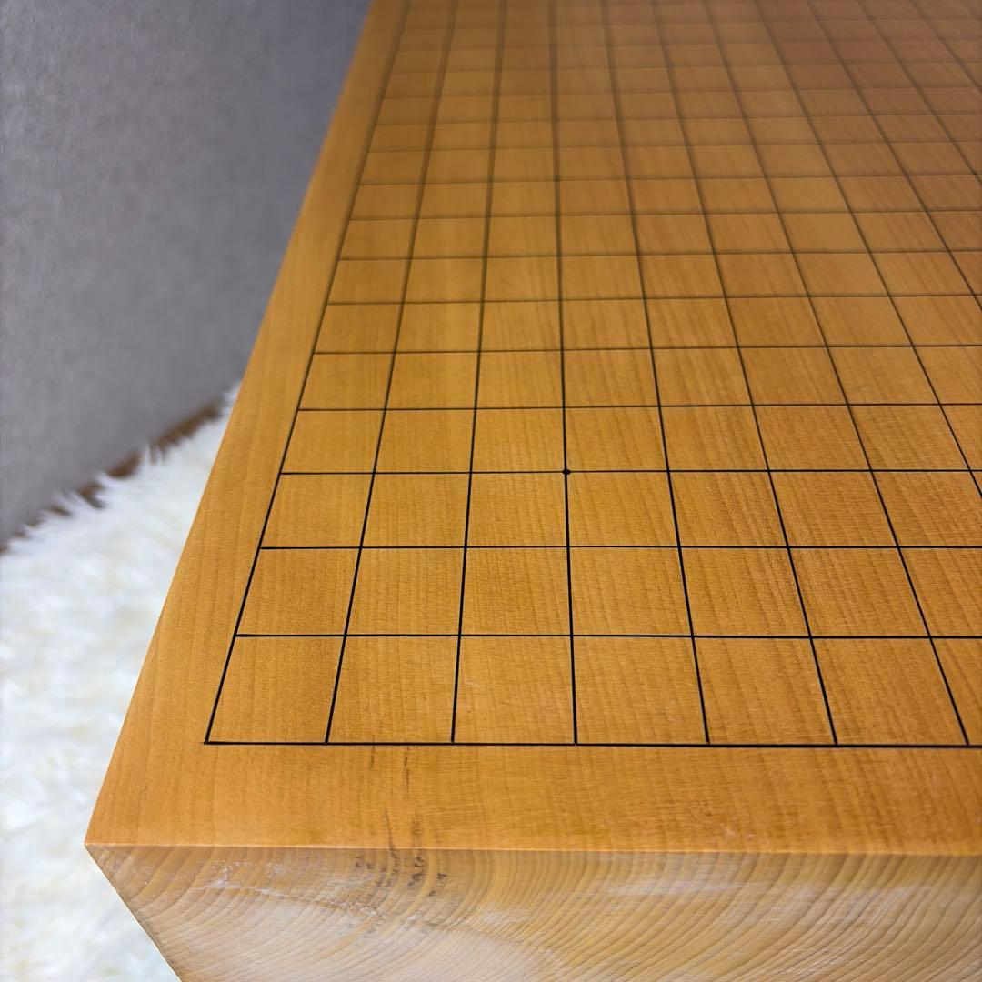 Baimei囲碁盤 本榧 天地柾目 ヘソ・脚付き 特大5.8寸