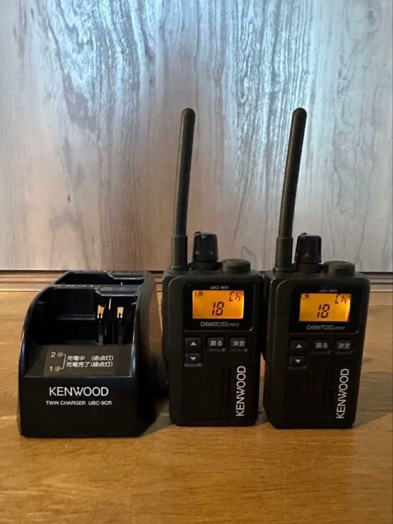 特定小電力トランシーバーUBZ-M31ESET KENWOOD 美品