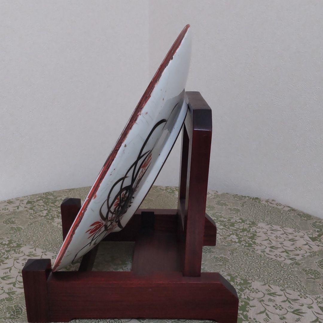 九谷焼古九谷大皿　花鳥絵皿