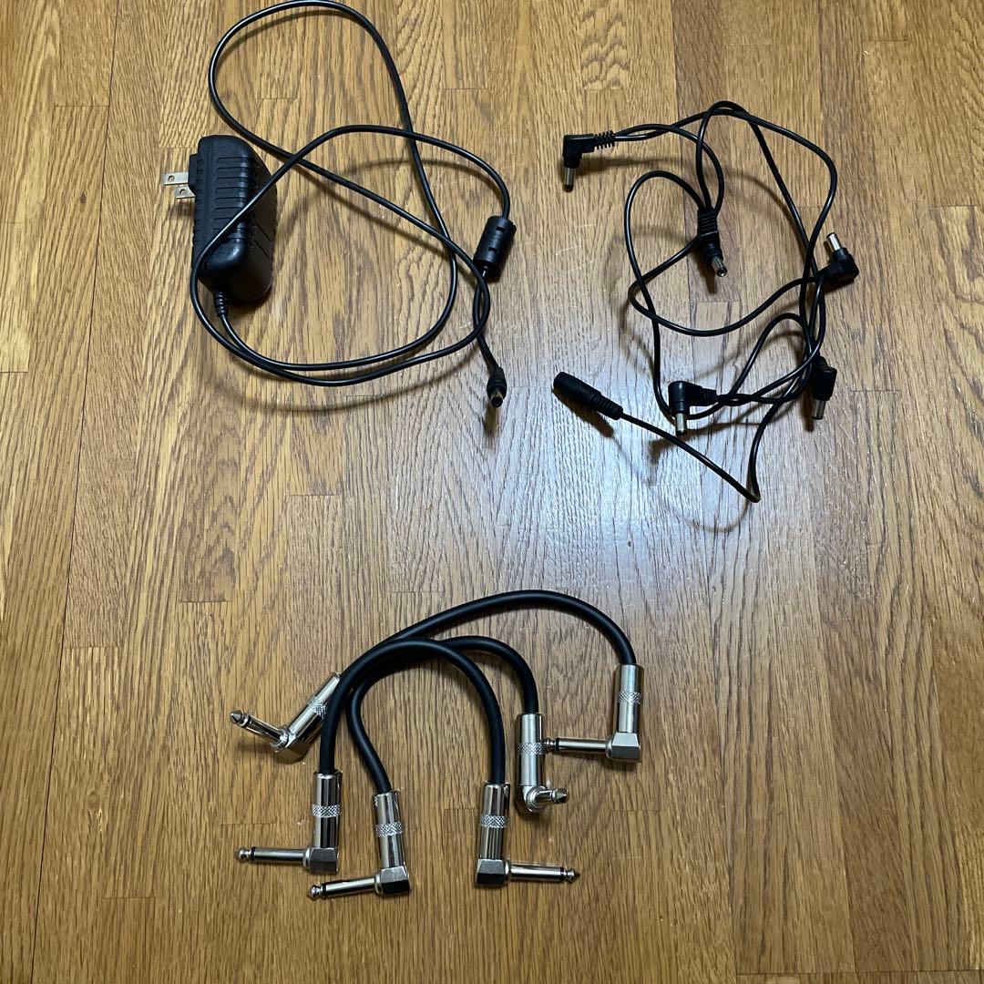 【まとめ売り】エフェクター、エフェクターボード、アダプター、パッチケーブル