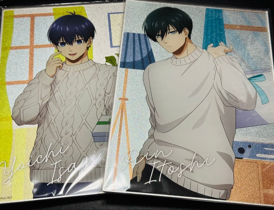 エゴイスティックモール 糸師凛 潔世一 スタンド付きアクリルプレート セット