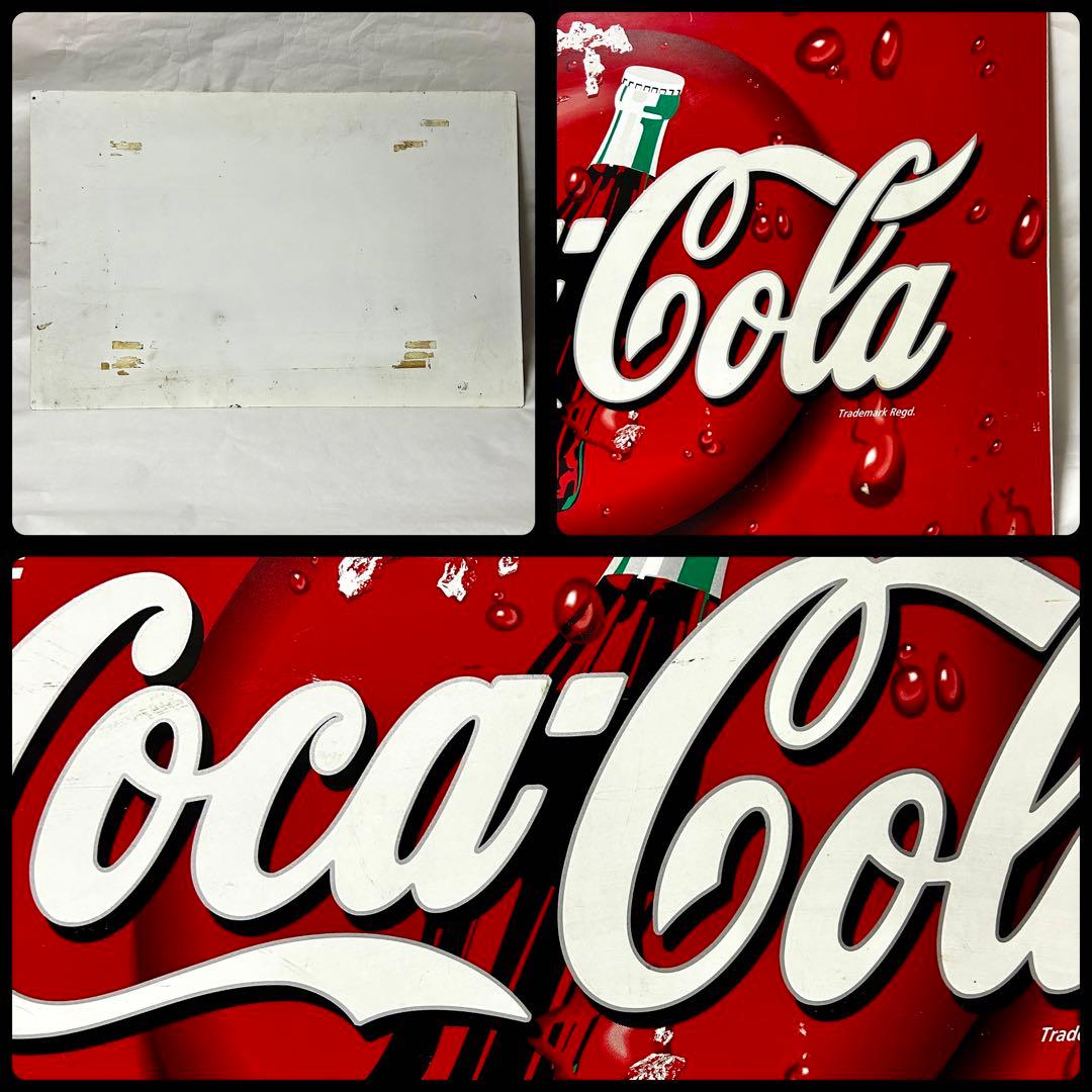 非売品 激レア コカコーラ ビッグ ホーロー看板 スチール CocaCola